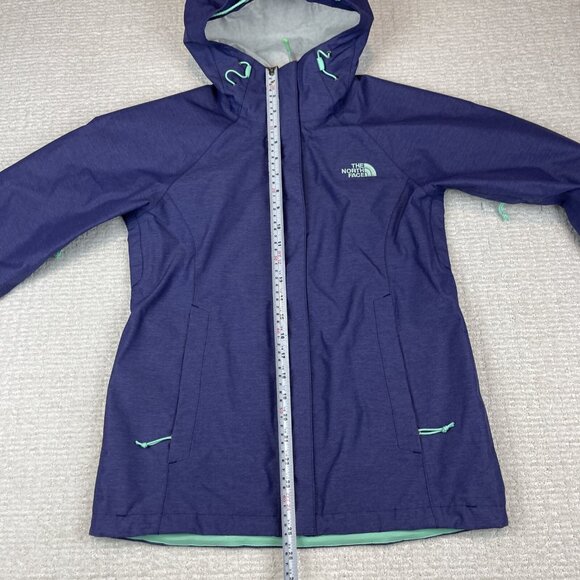 The North Face Jacket Womens Hyvent 2.5L Rain Jacket Zip Coat Purple XS - Picture 13 of 16
